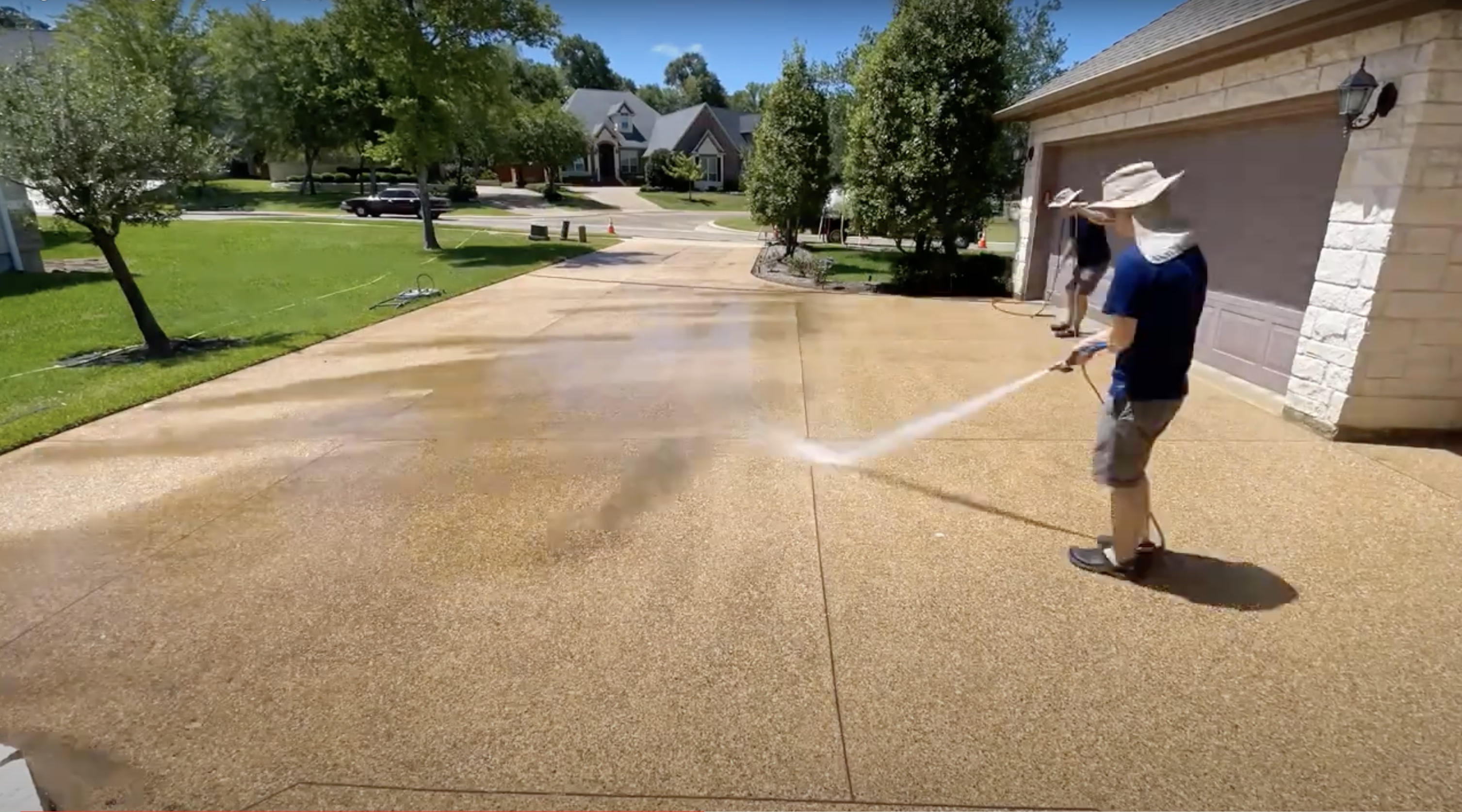 Power Washing Home in Bryan College Station, TX